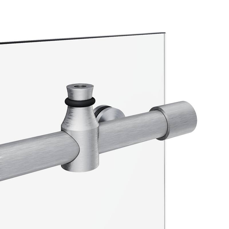 ELEGANT 64" x 72" Frameless Sliding Shower Door