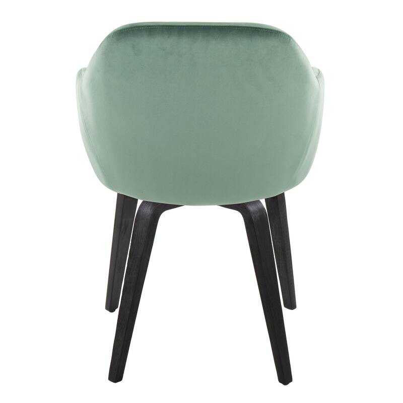 Porch & Den Beckett Dining Chair with Bent Wood Legs (Set of 2)