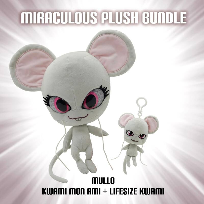 Miraculous Ladybug Plush & Keychain (Barkk) - Barkk