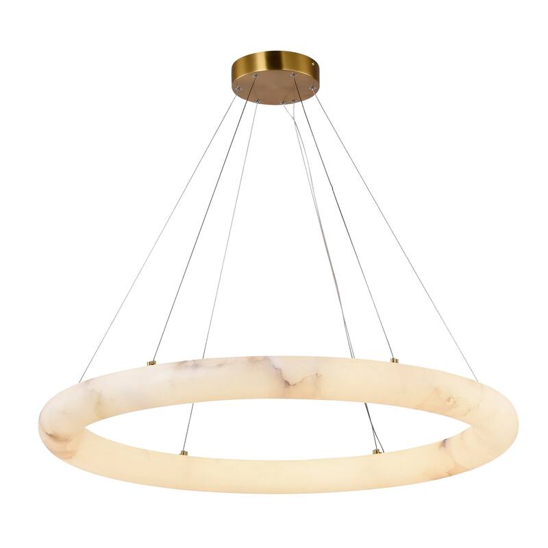 Artcraft Camila - Integrated LED Chandelier - Brushed Brass Finish - Brushed Brass