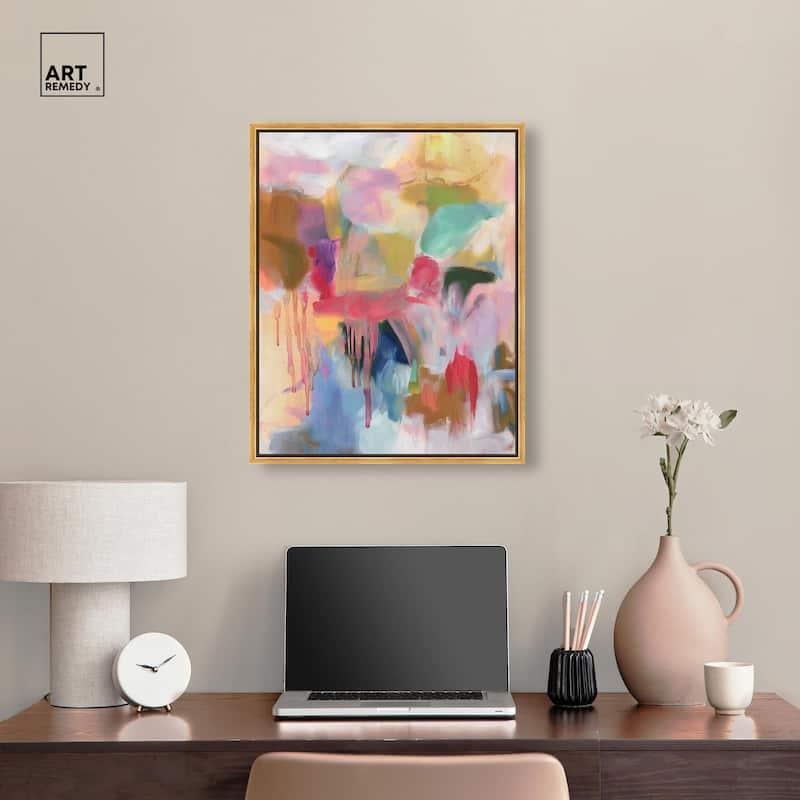 Art with Bold Colors Canvas by Art Remedy