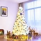 preview thumbnail 4 of 6, Artificial Christmas Tree Premium Unlit Hinged Pine Tree