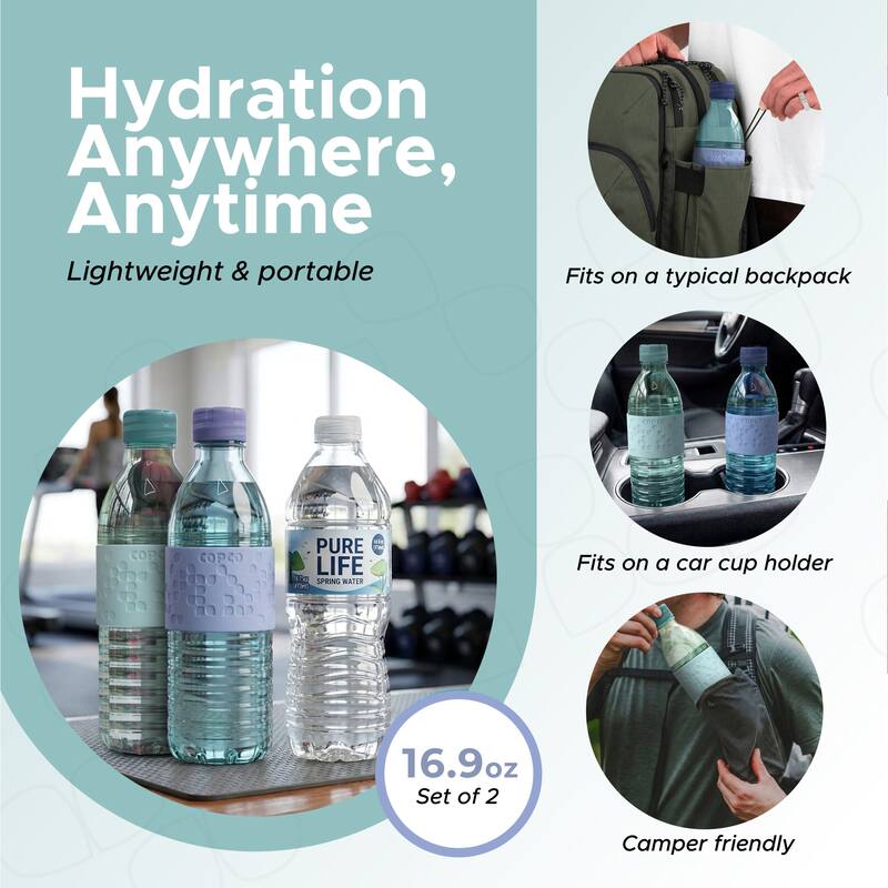 Copco Hydra Tritan Water Bottle Set of 2 BPA Free