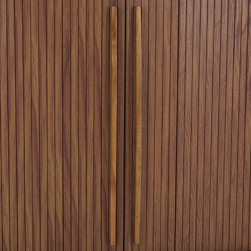 SAFAVIEH Home Sabby Tambour Door Compact Sideboard/TV Stand - 39"W x 20"D x 32"H