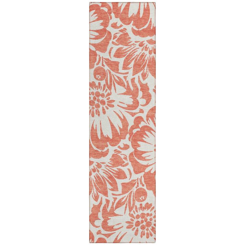 Alsilu Botanic Elegance Weather Resistant Classic Meets Modern Outdoor Rug