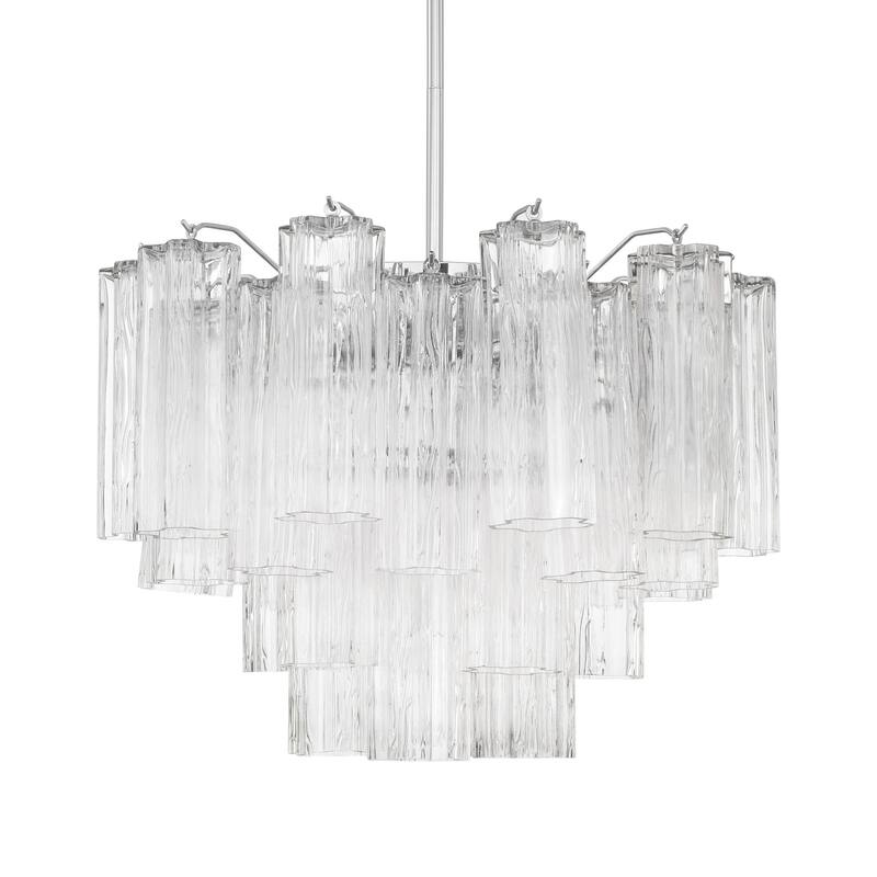 Crystorama Lighting Group ADD-306-CL Addis 6 Light 20" Wide Waterfall - Polished Chrome