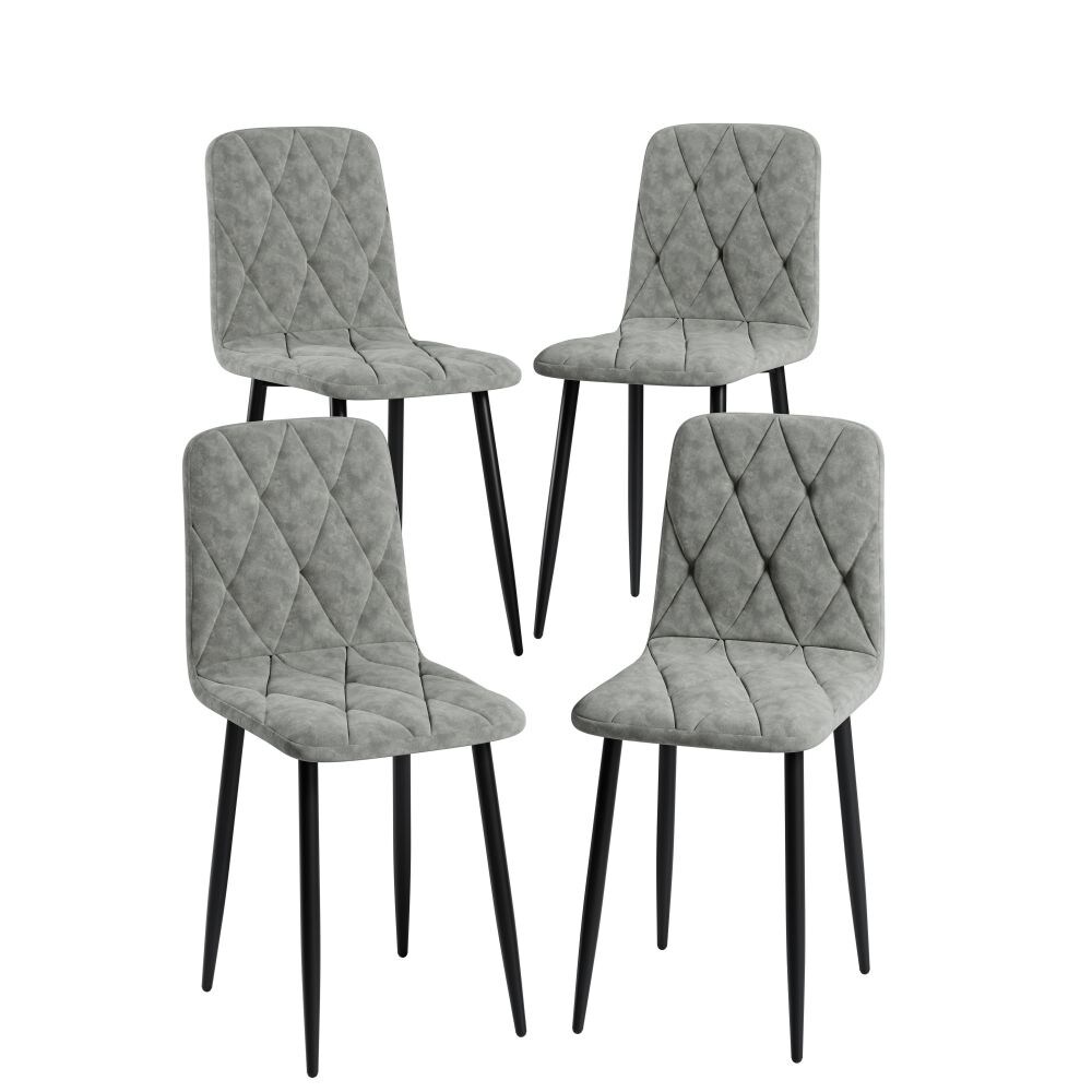 4 Modern Kitchen Dining Chairs – Comfortable & Stylish Set-image
