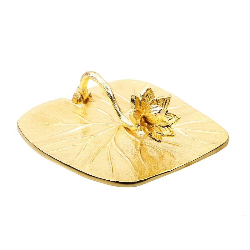 Alice Pazkus 7"L Gold Napkin holder
