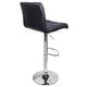 preview thumbnail 8 of 7, 2pcs Round Cushion Armless Bar Stool 60-80cm Adjustable Counter Height Swivel Stool with Back