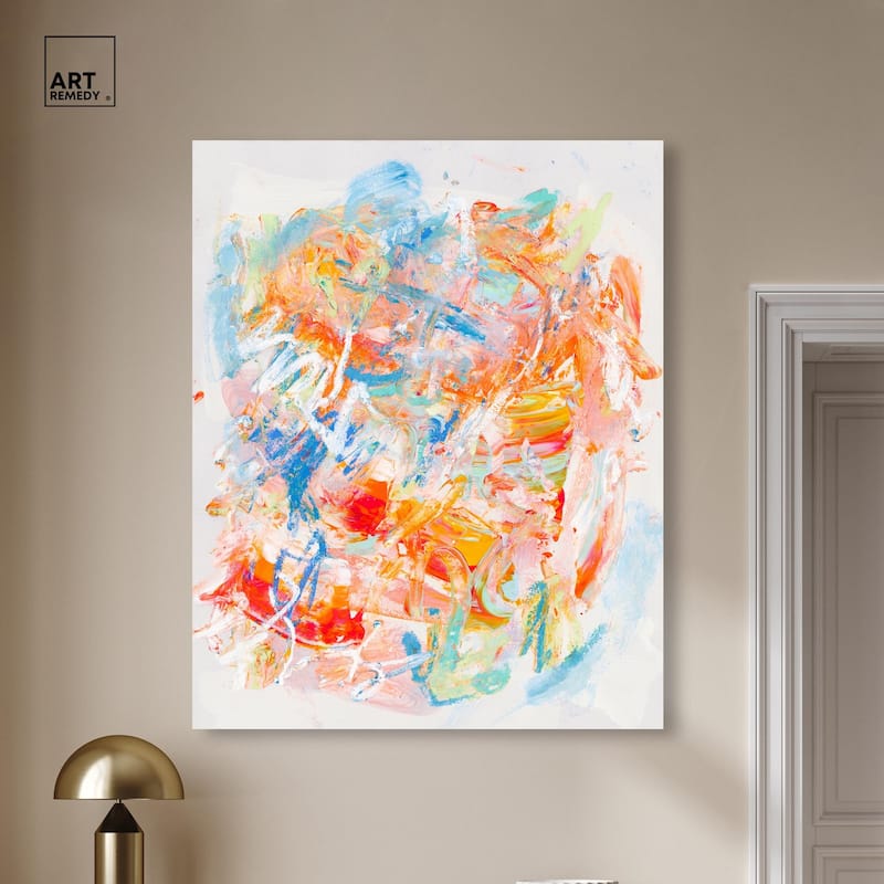 Swirling Hues I Canvas by Art Remedy, Gallery Wrapped
