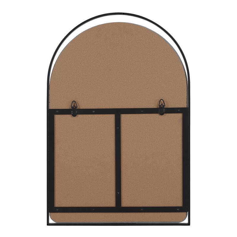 Renwil Maniola 30" H x 20" W Wall Mirror, Black