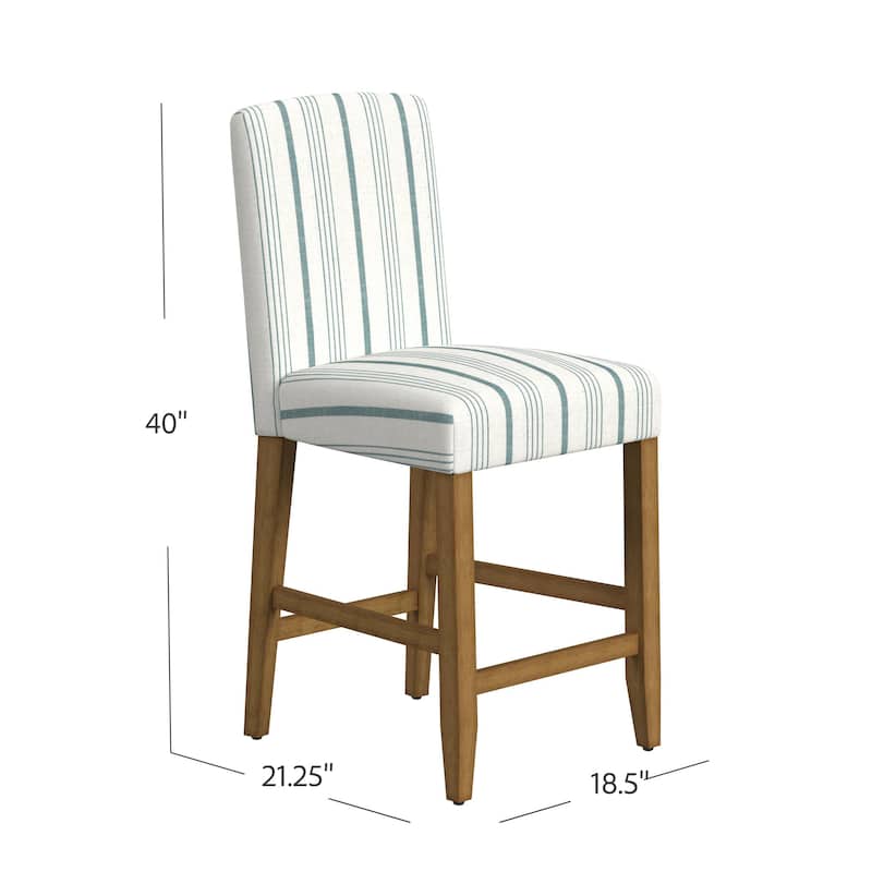 HomePop Curved Back 24" Counter Stool - 24 inches