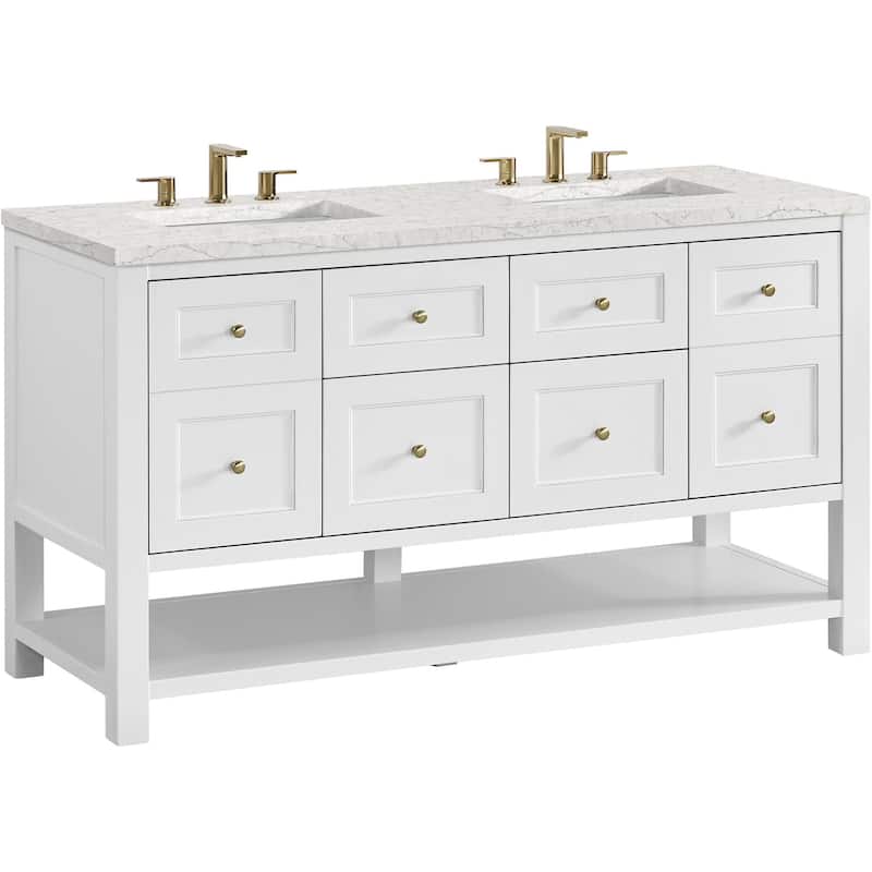 James Martin Vanities 330-V60D-FEJP Breckenridge 60" Free Standing