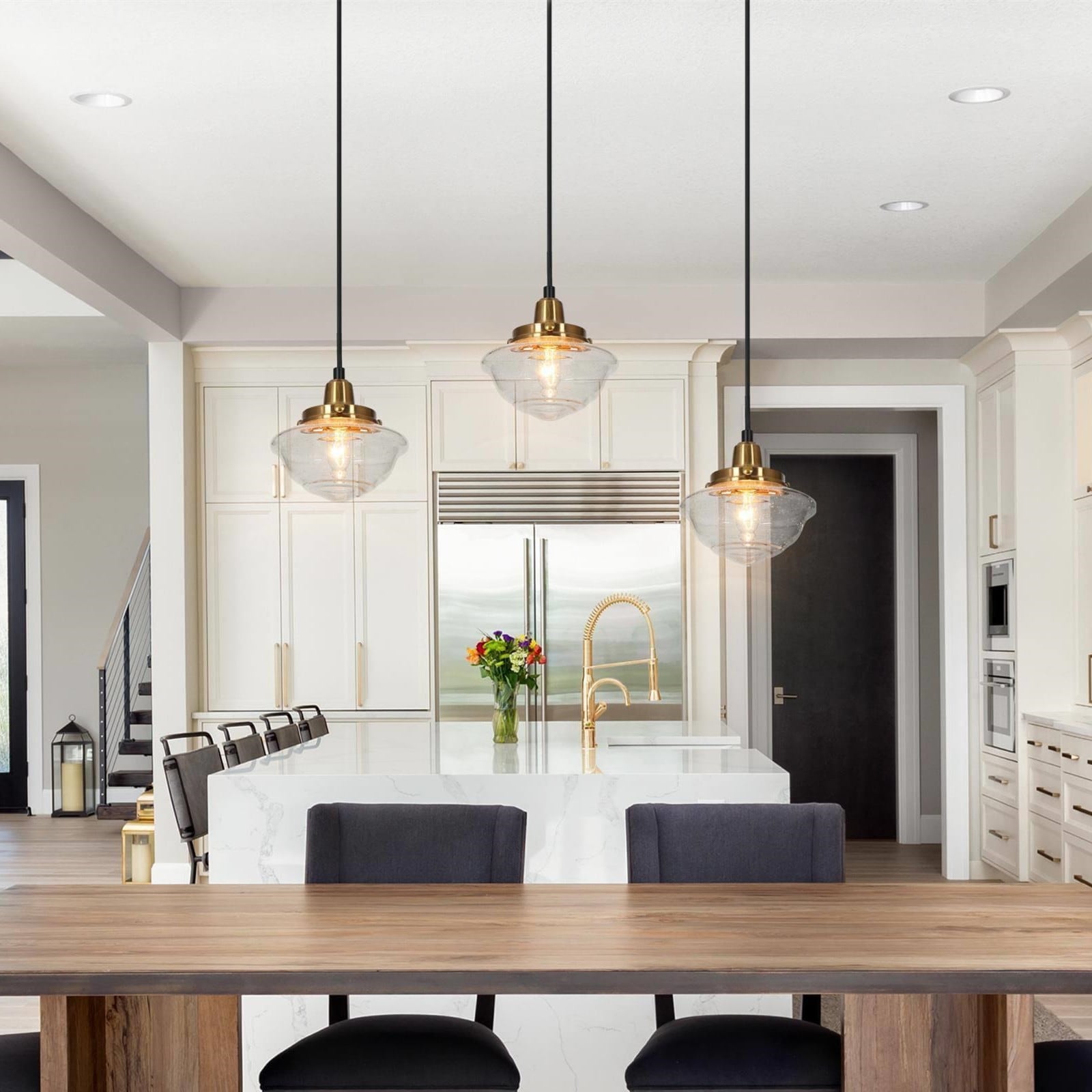 Contemporary glass online pendant lights