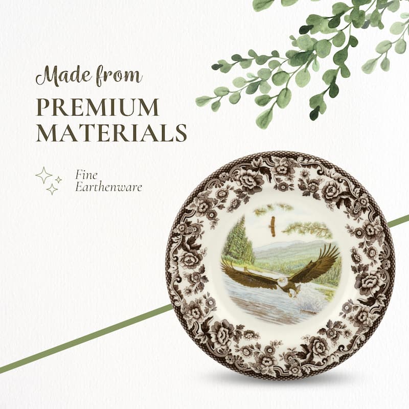 Spode Woodland Assorted Animals Salad Plate