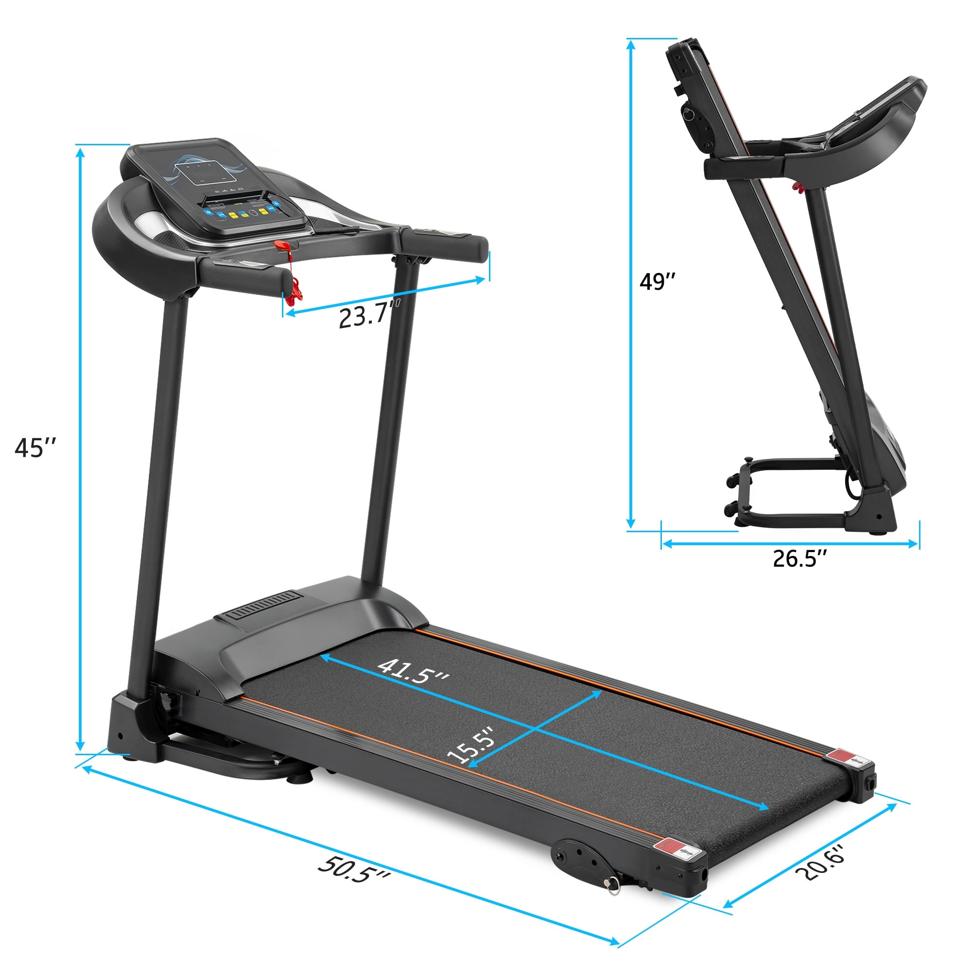 1.5 hp deals treadmill