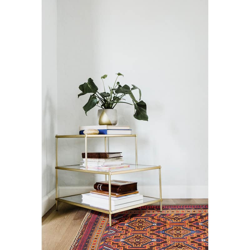 ECARPETGALLERY Hand-knotted Teimani Navy Wool Rug - 3'10 x 6'9