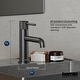 preview thumbnail 3 of 11, Karran Tryst KBF460 Single-Handle Single Hole Basin Bathroom Faucet with Matching Pop-up Drain