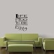 Life Is Too Short Happy Wall Art Quote Decal Vinyl Words 23