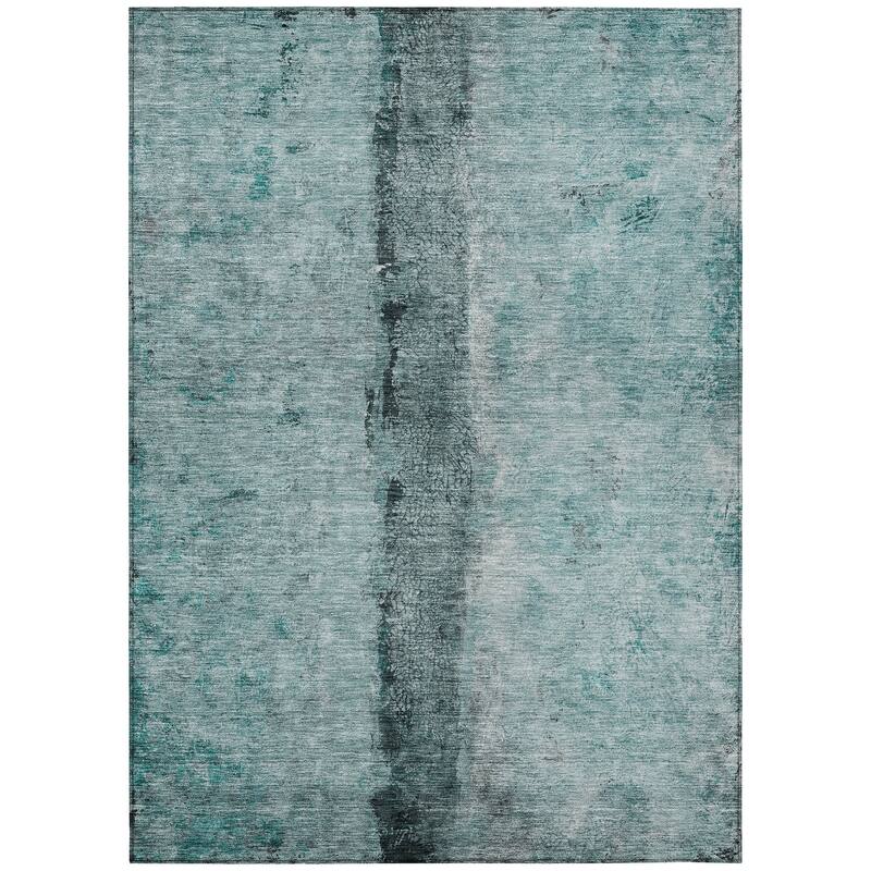 Machine Washable Indoor/ Outdoor Chantille Modern Contemporary Rug