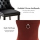 preview thumbnail 45 of 99, High-end Tufted Velvet Upholstered Nailhead Dining Chair Set of 6