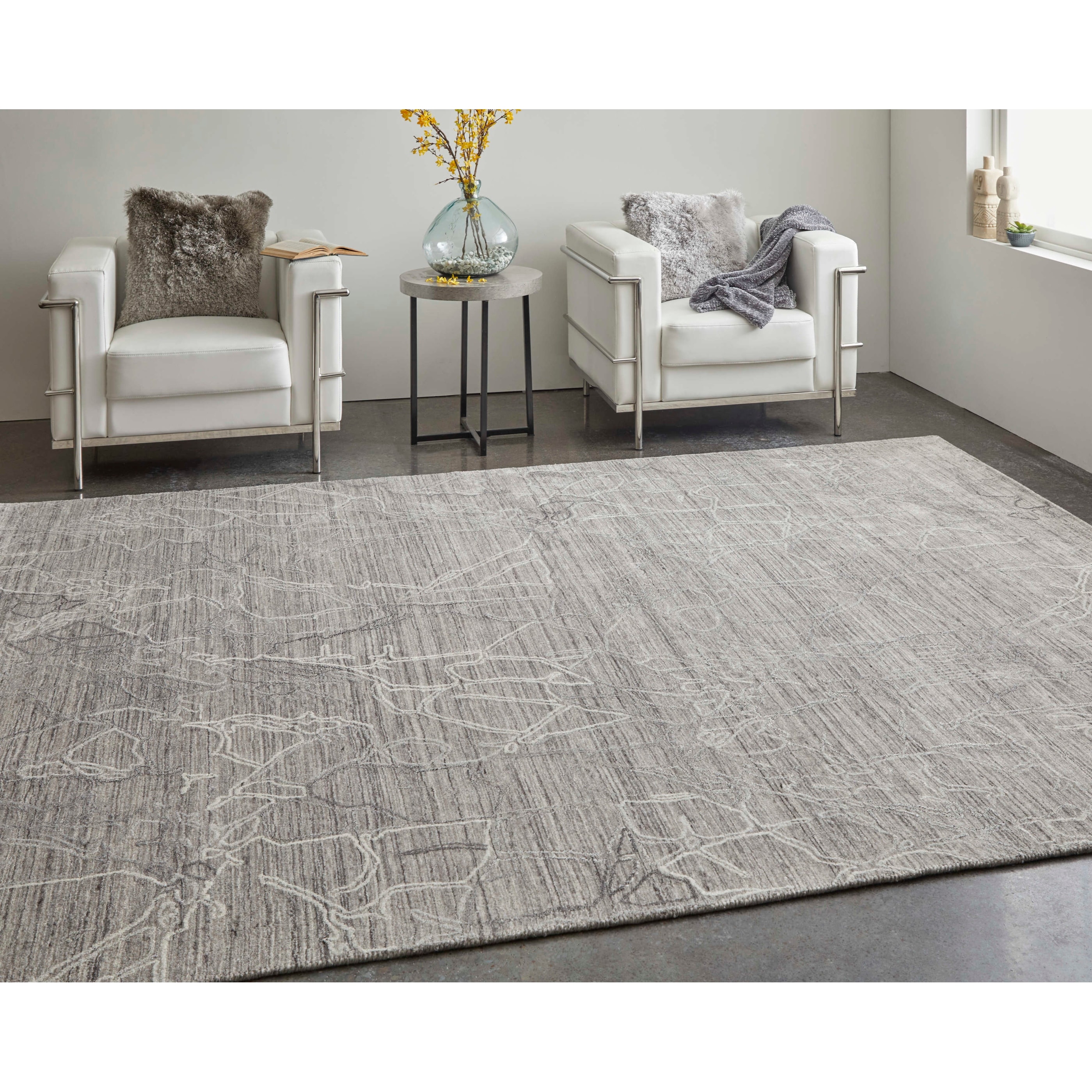 Grand Bazaar Archor Hand Woven Abstract Modern Area Rug