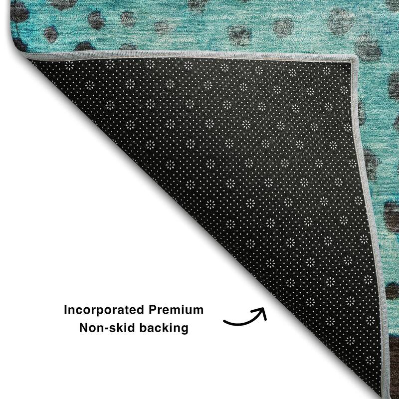 Premium Washable Super Soft Contemporary Ombre Mayfield Rug