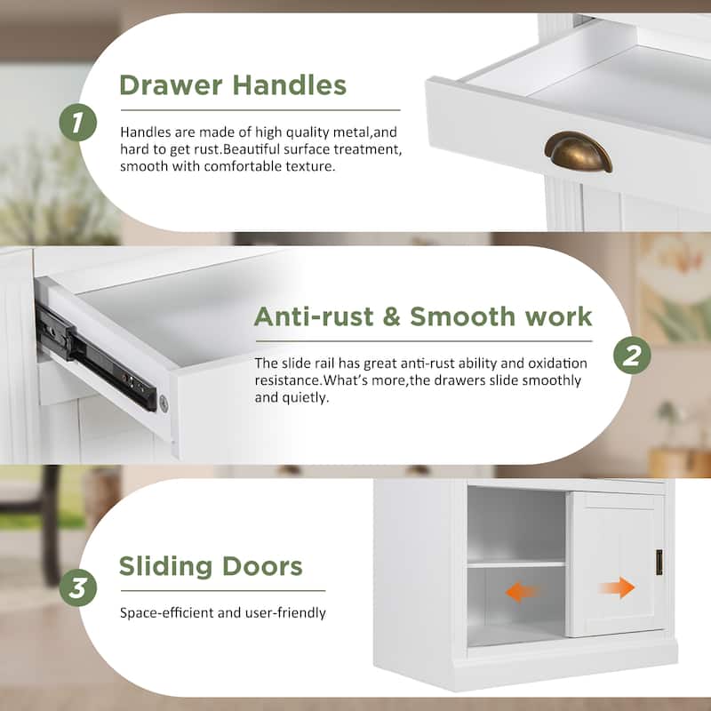Modern Bookshelf Suite, 83.4" Wood Bookcase with Doors & Drawers, 4-Tier Large Storage Cabinet, Large LED Display Shelf