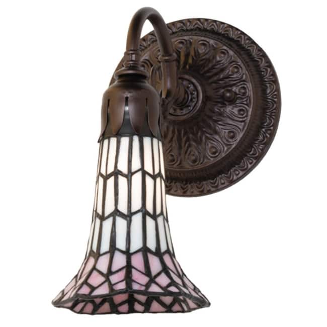 Meyda Tiffany 251871 10" Tall Wall Sconce - Mahogany Bronze