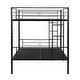preview thumbnail 9 of 12, Full Over Full Metal Bunk Bed, Space-Saving Design