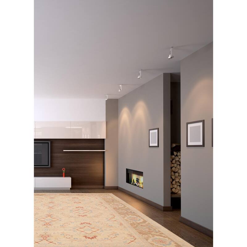 ECARPETGALLERY Hand-knotted Peshawar Oushak Ivory Wool Rug - 9'2 x 12'1