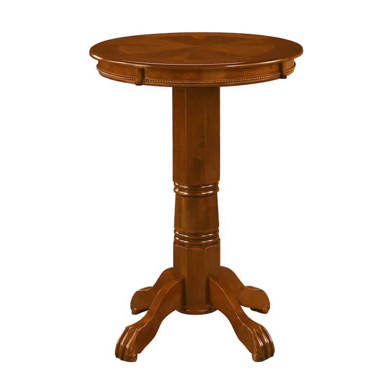 Florence 30-inch Round Wood Pub Table
