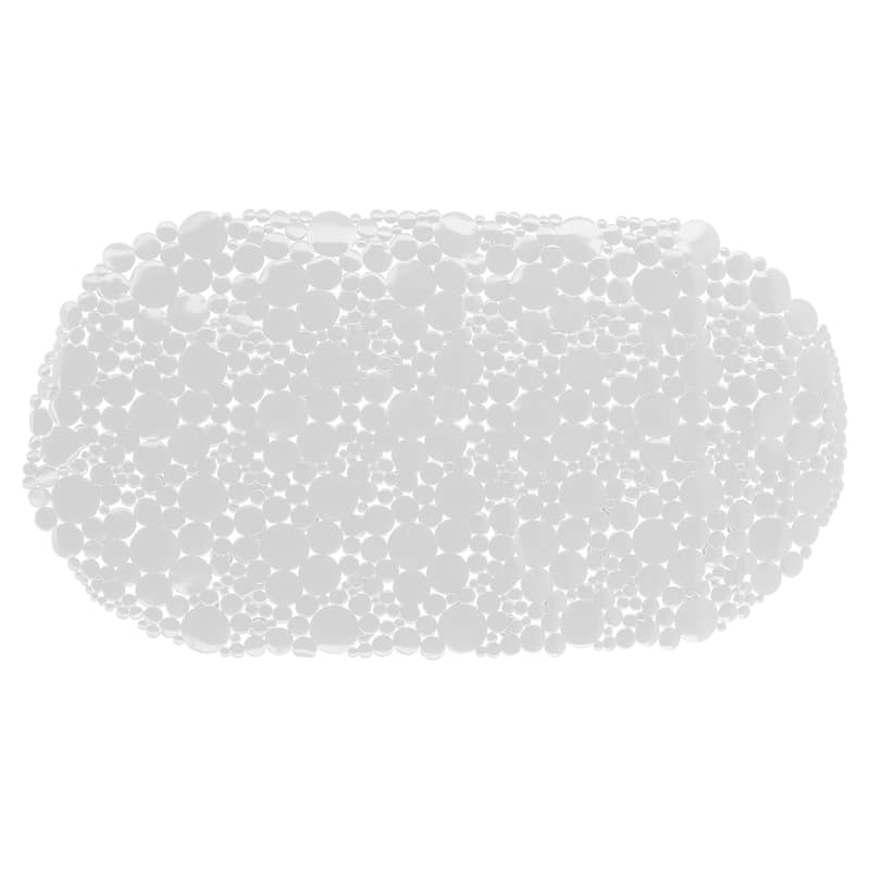 Bubbles Non-Slip Oval Bathtub Mat 28 L x 15 W