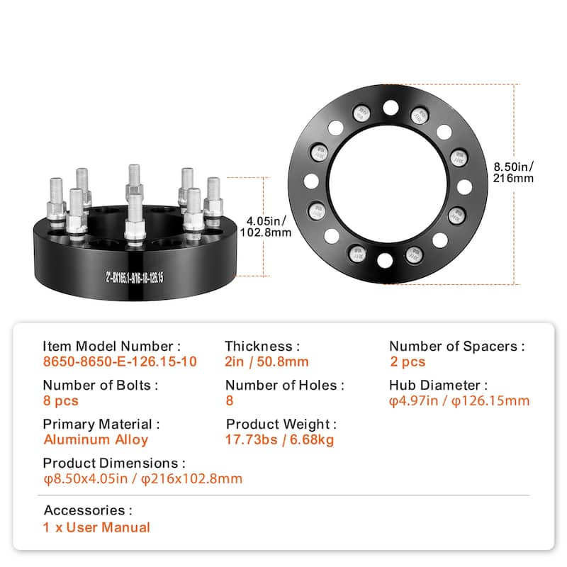 Wheel Spacers，Wheel Adapters Fit for Various Cars.