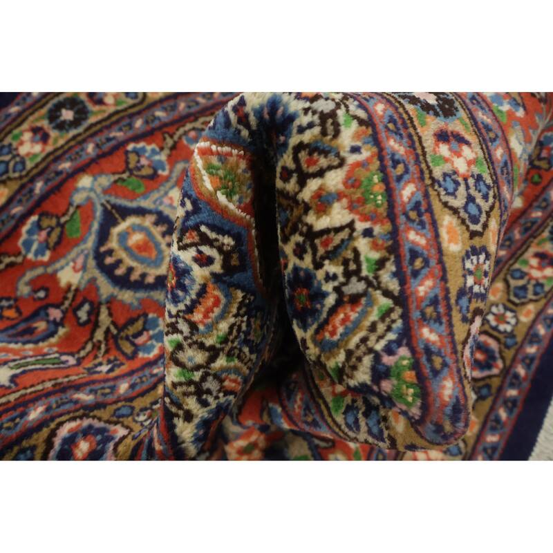 Hand Knotted Oriental 100% Wool Carpet Traditional Geometric Beige & Ivories Mood Area Rug - 8' 0'' X 6' 5''