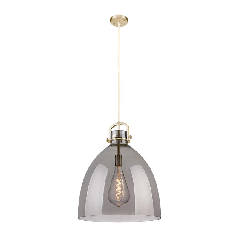 Innovations Lighting Newton Bell - 1 Light 18" Stem Hung Pendant