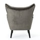preview thumbnail 34 of 68, Alyssa Mid-century Upholstered Arm Chair by Christopher Knight Home - 30.25"D x 34.25"W x 39.75"H