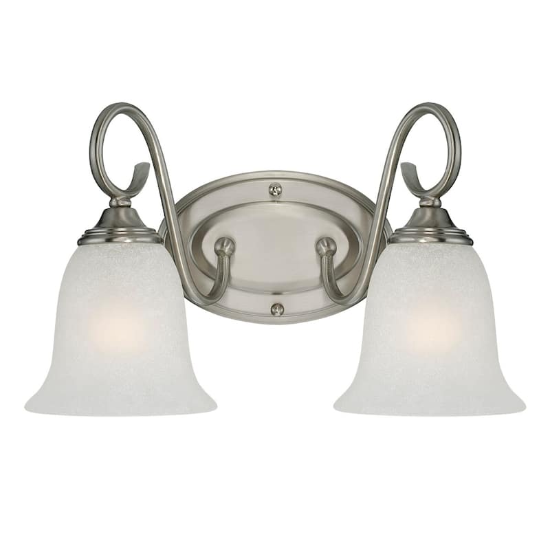 Millennium Lighting 2 Light Bathroom Vanity Light - Satin Nickel