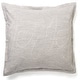 preview thumbnail 1 of 0, Cottage Home Addy Grey Cotton Jacquard Euro Square Pillow