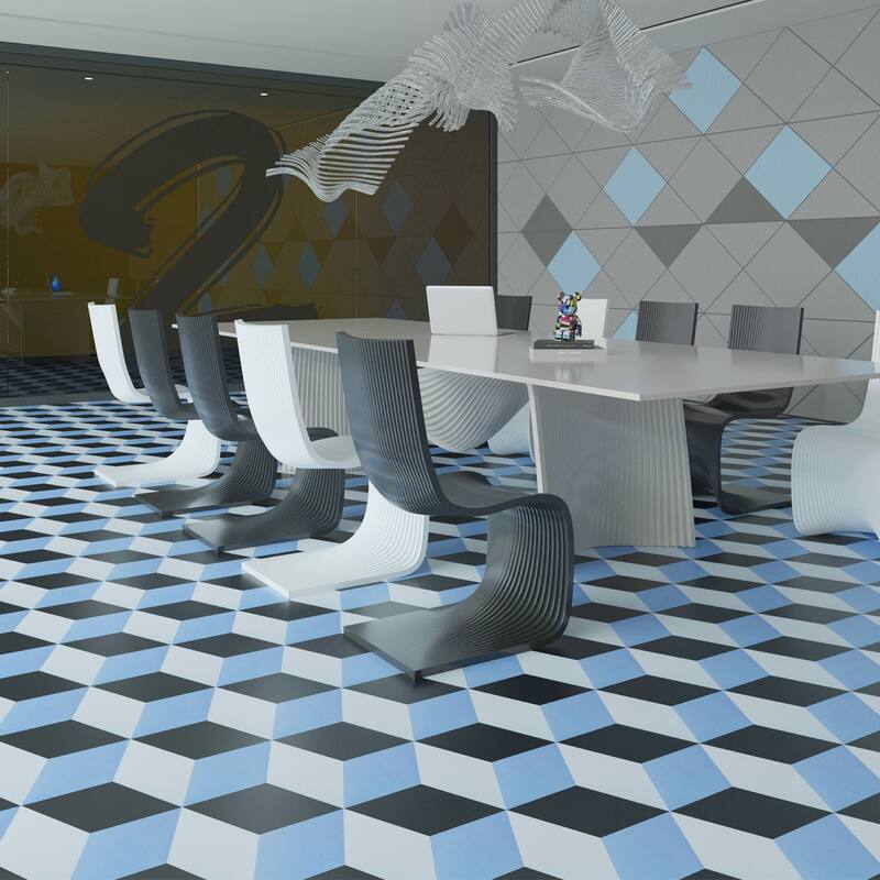 Art3d 11.8" x 10.2" Hexagon Peel and Stick Flooring Tile Marble Look, 30-Pack,Self Adhesive Waterproof Vinyl Floor Tile