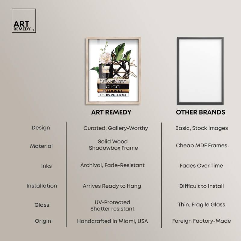 Luxury Stack Details Shadowbox by Art Remedy