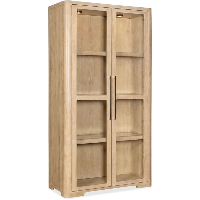 Hooker Furniture 6950-75906-80 Retreat 46" Wide Oak Display Cabinet - Dune
