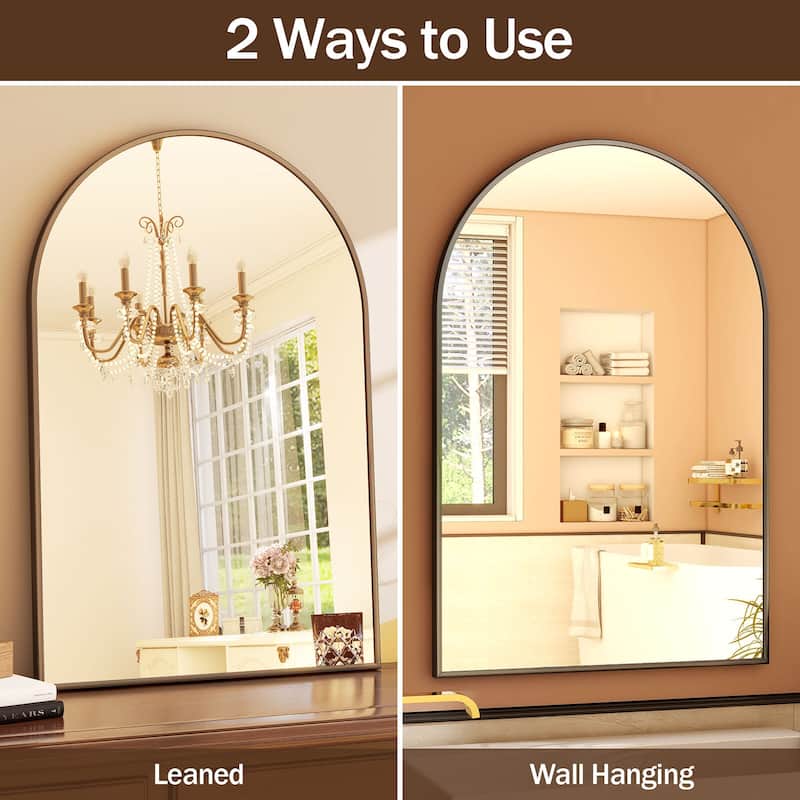 YVANLA Arch Bathroom Wall Mounted Vanity Mirror