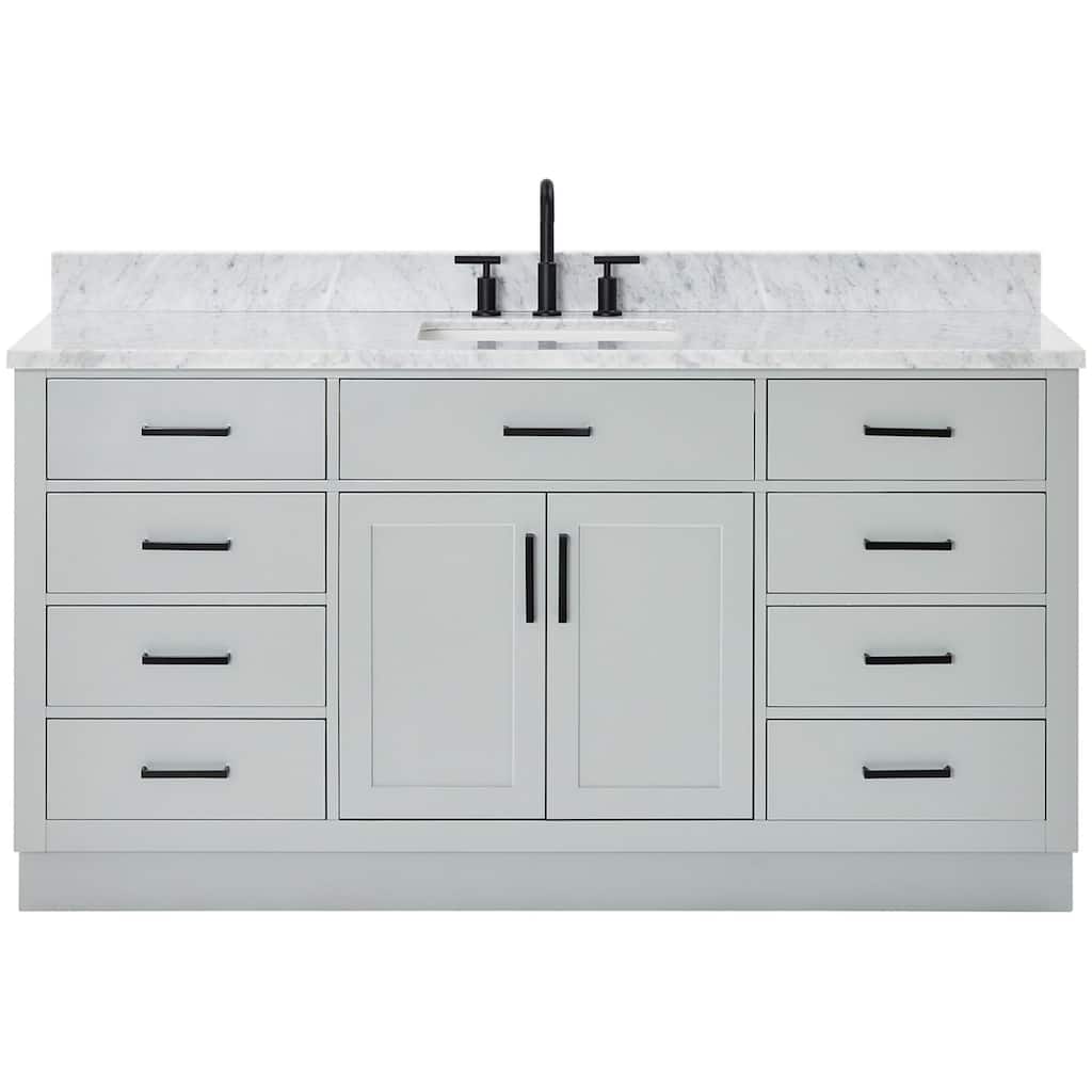 Ariel T067SCW2RVO Hepburn 67" Free Standing Single Rectangular Basin