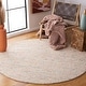 preview thumbnail 17 of 54, SAFAVIEH Handmade Vermont Radovinka Wool Rug 6' Round - Ivory/Pink - Round