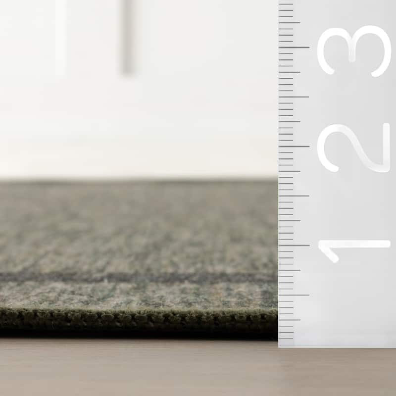 Nate Berkus Hanover Modern Bordered Washable Area Rug