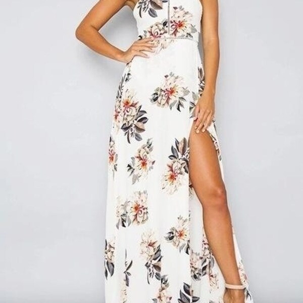 womens floral maxi dresses