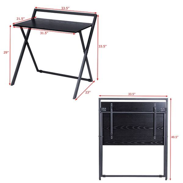 Shop Costway Folding Computer Desk Pc Laptop Table Study