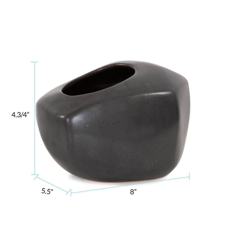 Gray Alamo Vase- Medium