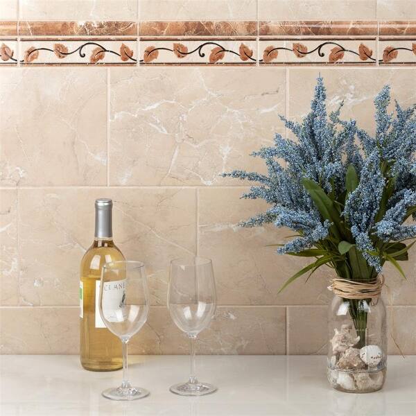 Shop Somertile Aroas Arena 8 In X 12 In Ceramic Wall Tile 16 Tiles 11 2 Sqft Overstock 31492735